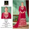Khas 4475 Chiffon Silk Ladies Pakistani Readymade Suits Wholesale Market In Surat
